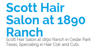 Scott Hair Salon at 1890 Ranch